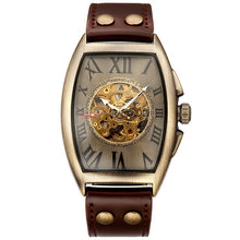 Load image into Gallery viewer, Genuine Leather Skull Watch for Men