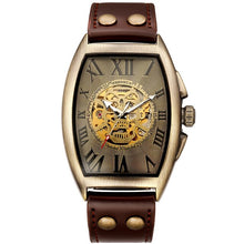 Load image into Gallery viewer, Genuine Leather Skull Watch for Men