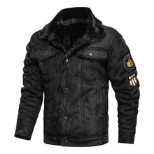 Load image into Gallery viewer, Winter Fur Flying Suit Motorcycle Jacket
