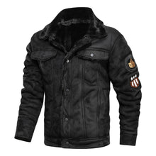 Load image into Gallery viewer, Winter Fur Flying Suit Motorcycle Jacket