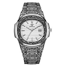 Load image into Gallery viewer, PRESTIGE - LUXURY ENGRAVED WRIST WATCH