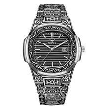 Load image into Gallery viewer, PRESTIGE - LUXURY ENGRAVED WRIST WATCH