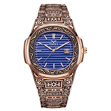 Load image into Gallery viewer, PRESTIGE - LUXURY ENGRAVED WRIST WATCH