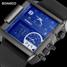 Load image into Gallery viewer, 3-Timezone Luxury Sports Watch