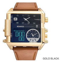 Load image into Gallery viewer, 3-Timezone Luxury Sports Watch