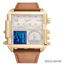 Load image into Gallery viewer, 3-Timezone Luxury Sports Watch
