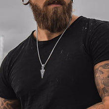 Load image into Gallery viewer, ARROWHEAD TRIBAL PENDANT NECKLACE FOR MEN