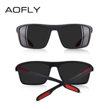 Load image into Gallery viewer, Aofly Polarized Square Aviator Sunglasses
