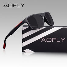 Load image into Gallery viewer, Aofly Polarized Square Aviator Sunglasses