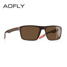 Load image into Gallery viewer, Aofly Polarized Square Aviator Sunglasses