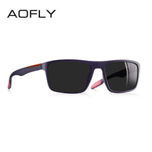 Load image into Gallery viewer, Aofly Polarized Square Aviator Sunglasses