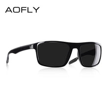 Load image into Gallery viewer, Aofly Polarized Square Aviator Sunglasses