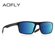 Load image into Gallery viewer, Aofly Polarized Square Aviator Sunglasses