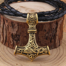 Load image into Gallery viewer, Thor's Hammer Pendant and Chain