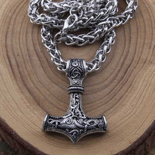 Load image into Gallery viewer, Thor's Hammer Pendant and Chain