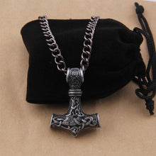 Load image into Gallery viewer, Thor's Hammer Pendant and Chain