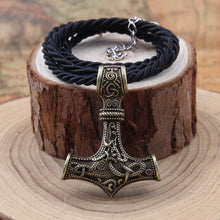 Load image into Gallery viewer, Thor's Hammer Pendant and Chain