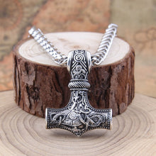 Load image into Gallery viewer, Thor's Hammer Pendant and Chain