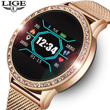 Load image into Gallery viewer, LIGE™ Elegant Smart Watch For Women Compatible With Android & iOS