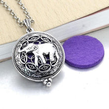 Load image into Gallery viewer, Essential Oil / Perfume Diffusing Locket Necklace