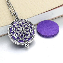 Load image into Gallery viewer, Essential Oil / Perfume Diffusing Locket Necklace
