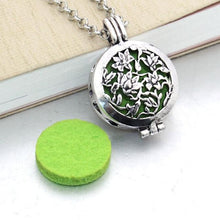 Load image into Gallery viewer, Essential Oil / Perfume Diffusing Locket Necklace