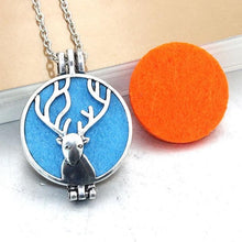 Load image into Gallery viewer, Essential Oil / Perfume Diffusing Locket Necklace