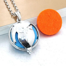 Load image into Gallery viewer, Essential Oil / Perfume Diffusing Locket Necklace