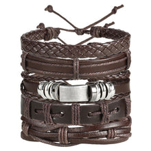 Load image into Gallery viewer, IF ME™ Vintage Multi-Layer Men's Leather Bracelet Sets