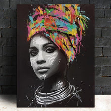 Load image into Gallery viewer, African Style Women's Portrait Art