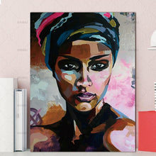 Load image into Gallery viewer, African Style Women's Portrait Art