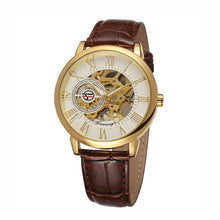 Load image into Gallery viewer, MARQUESS - LUXURY LEATHER SKELETON DIAL WATCH