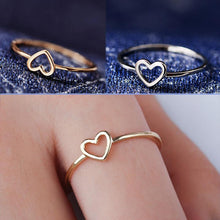 Load image into Gallery viewer, Delicate 1-Piece Women's Heart Ring