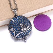Load image into Gallery viewer, Essential Oil / Perfume Diffusing Locket Necklace