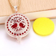 Load image into Gallery viewer, Essential Oil / Perfume Diffusing Locket Necklace