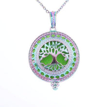 Load image into Gallery viewer, Essential Oil / Perfume Diffusing Locket Necklace
