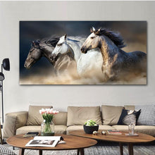 Load image into Gallery viewer, Running Horses Canvas Wall Art