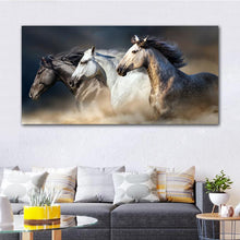 Load image into Gallery viewer, Running Horses Canvas Wall Art