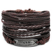 Load image into Gallery viewer, IF ME™ Vintage Multi-Layer Men's Leather Bracelet Sets
