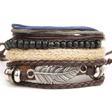 Load image into Gallery viewer, IF ME™ Vintage Multi-Layer Men's Leather Bracelet Sets