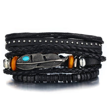 Load image into Gallery viewer, IF ME™ Vintage Multi-Layer Men's Leather Bracelet Sets