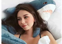 Load image into Gallery viewer, Big Shark Plush Pillow