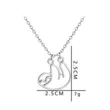 Load image into Gallery viewer, Sloth Wildlife Fashion Necklace