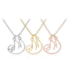 Load image into Gallery viewer, Sloth Wildlife Fashion Necklace