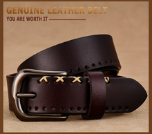 Load image into Gallery viewer, BHK™ Genuine Leather Casual Stitch Belt Design for Women