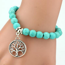 Load image into Gallery viewer, Boho Turquoise Charm Bracelet