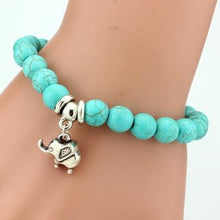 Load image into Gallery viewer, Boho Turquoise Charm Bracelet