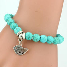 Load image into Gallery viewer, Boho Turquoise Charm Bracelet
