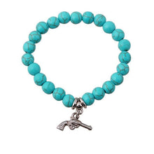 Load image into Gallery viewer, Boho Turquoise Charm Bracelet