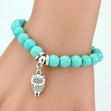 Load image into Gallery viewer, Boho Turquoise Charm Bracelet
